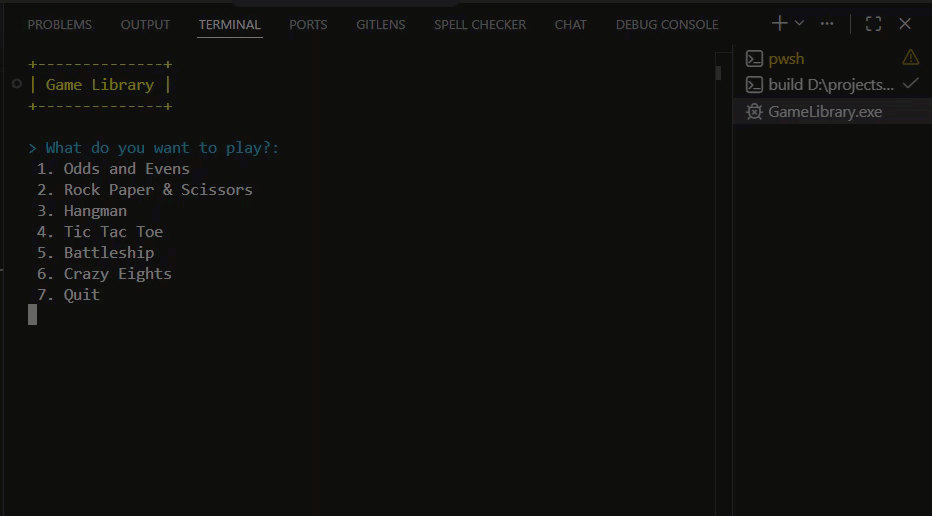 Console Application Demo